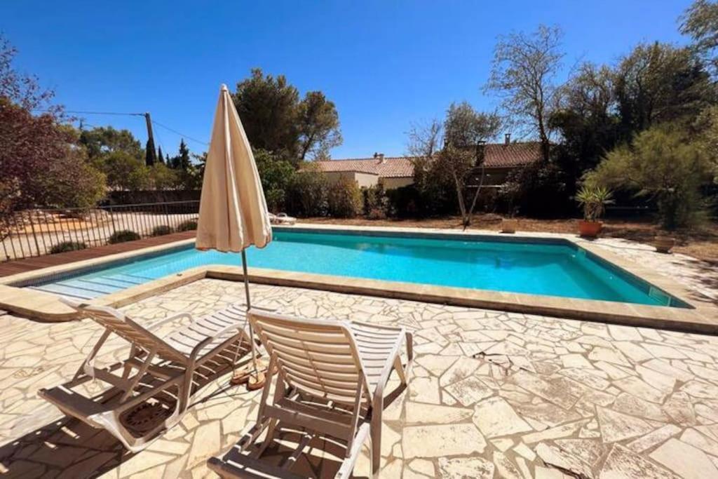 Petit Terme - Piscine - Clim - Parking Apartment Les Angles  ภายนอก รูปภาพ